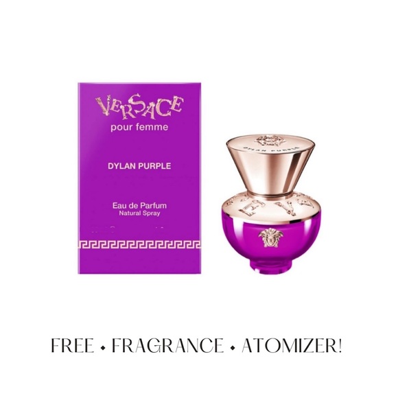 VERSACE Pour Femme Dylan Purple Eau de Parfum MINI Splash - .17 fl oz NIB - Picture 1 of 9